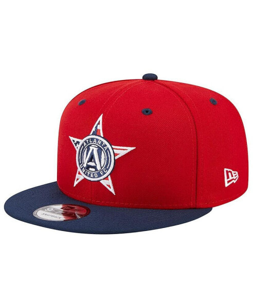 Men's Red Atlanta United FC Americana 9FIFTY Snapback Hat