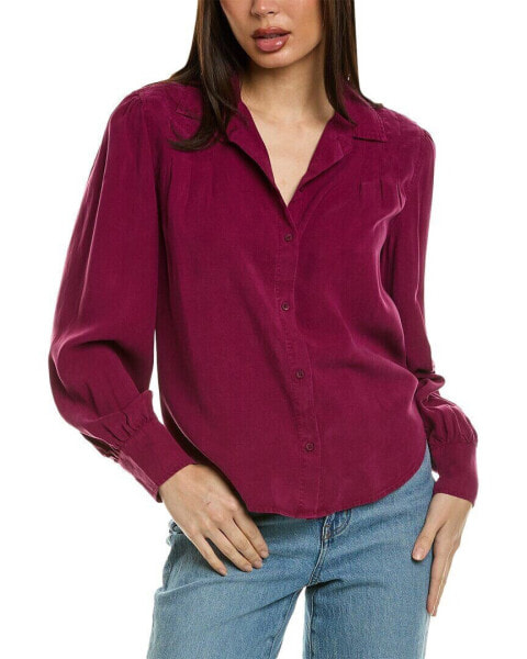 Bella Dahl Pintucked Button-Down Shirt Women's Xs