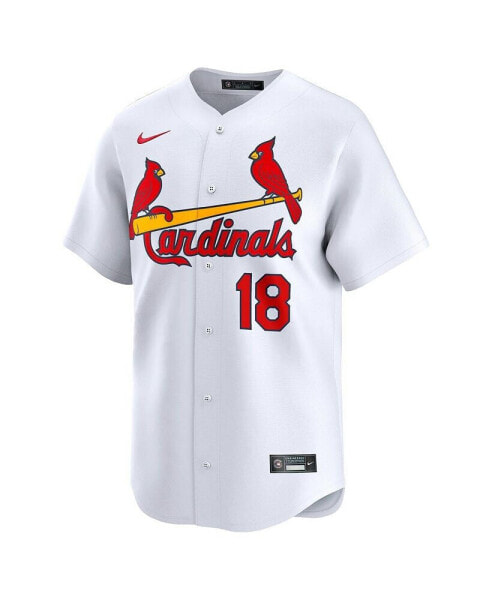 Men's Jordan Walker White St. Louis Cardinals Home Limited Player Jersey