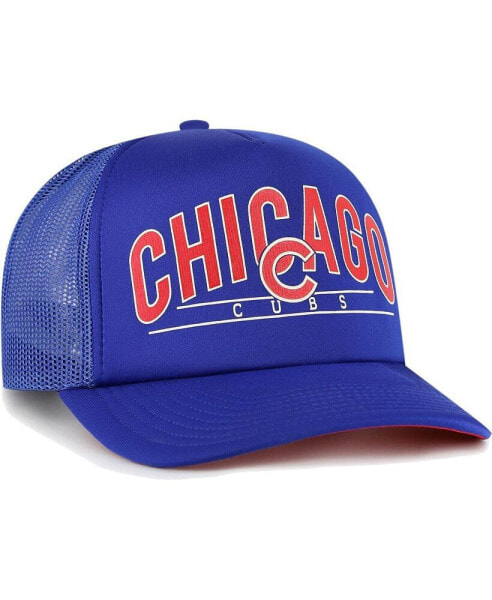 Men's Royal Chicago Cubs Backhaul Foam Trucker Snapback Hat
