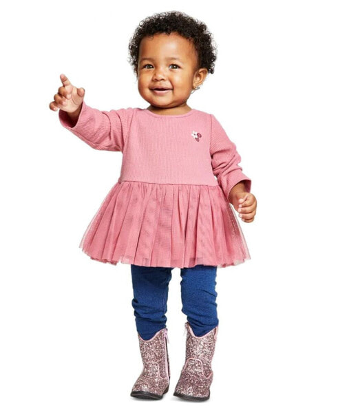 Baby Girls Tunic and Leggings, 2 Piece Set, Created for Macy's