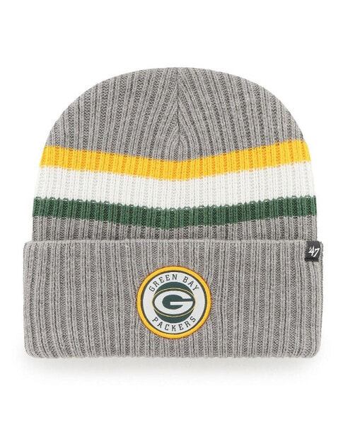Men's Gray Green Bay Packers Highline Cuffed Knit Hat