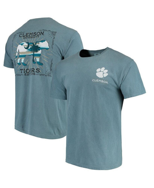 Men's Blue Clemson Tigers State Scenery Comfort Colors T-shirt