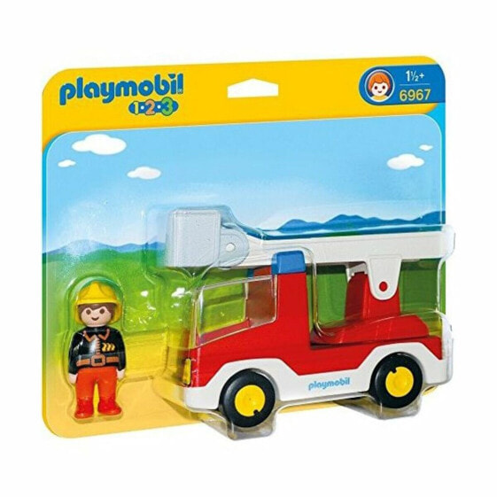 Игровой набор пожарная машина Playmobil Playset 1.2.3 6967.