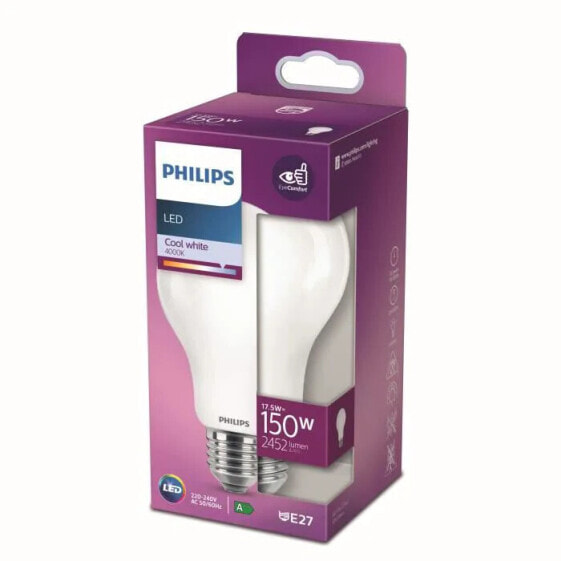 Philips LED-Lampe entspricht 150 W E27 Kaltwei Nicht dimmbar, Glas