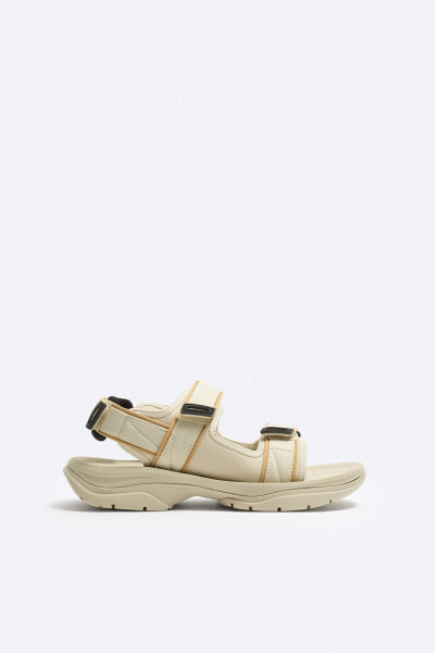 Technical chunky sole sandals