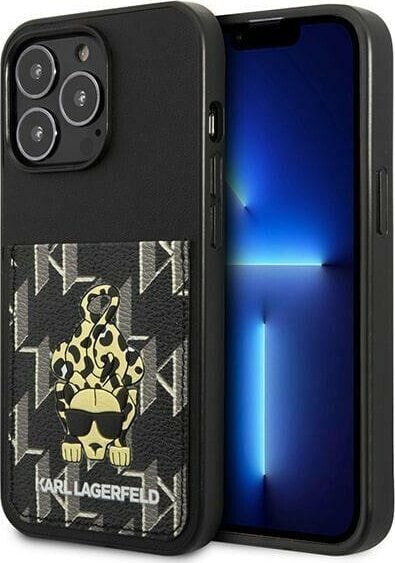 Karl Lagerfeld Karl Lagerfeld KLHCP13LCANCNK iPhone 13 Pro / 13 6,1" hardcase czarny/black Karlimals Cardslot