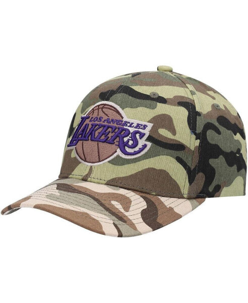 Men's Camo Los Angeles Lakers Woodland Desert Snapback Hat