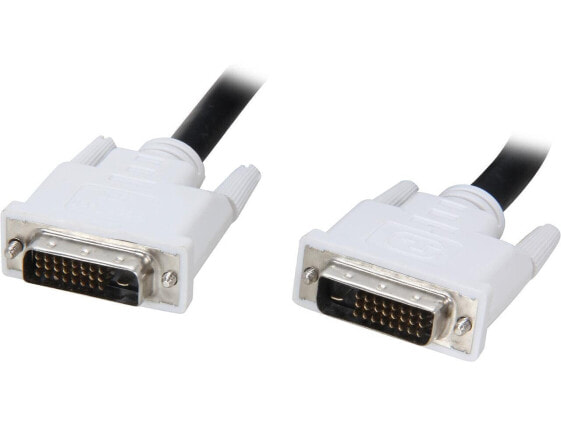 StarTech.com DVIDDMM1 Black 1 x 25 pin DVI-D (Dual Link) Male to 1 x 25 pin DVI-