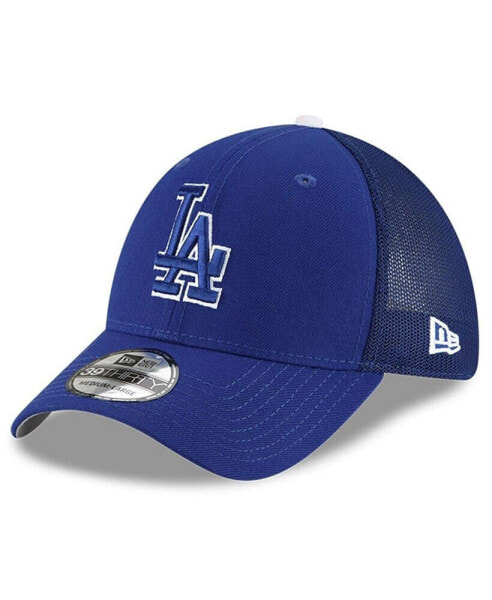 Бейсболка-кепка гибкая New Era Los Angeles Dodgers 2022 Бейсбольная тренировка Royal 39THIRTY для мужчин