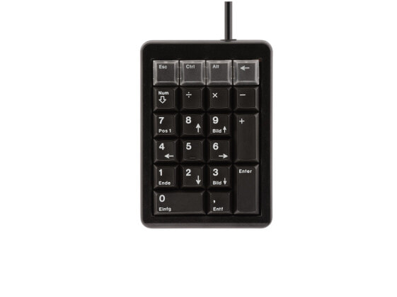 Cherry G84-4700 KEYPAD Corded - USB - Black (UK/US) - USB - 21 - Notebook/PC - 1.75 m - Black