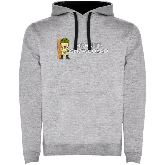 KRUSKIS Born To Snowboard Two-Colour hoodie