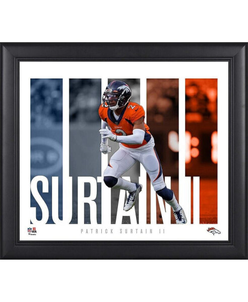Patrick Surtain II Denver Broncos Framed 15" x 17" Player Panel Collage