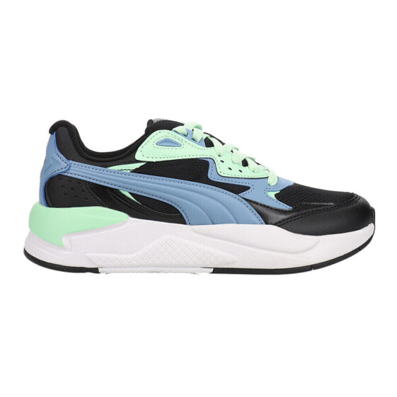 Puma XRay Speed Lace Up Womens Black, Blue, Green Sneakers Casual Shoes 3870635