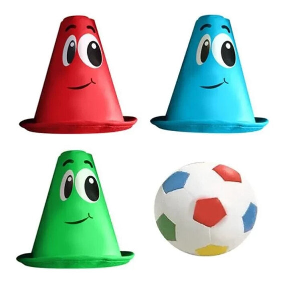 STEMPEL Pack Fuball und 3 Kegel