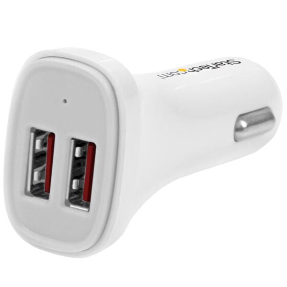 StarTech.com USB2PCARWHS зарядное устройство для мобильных устройств Авто Белый