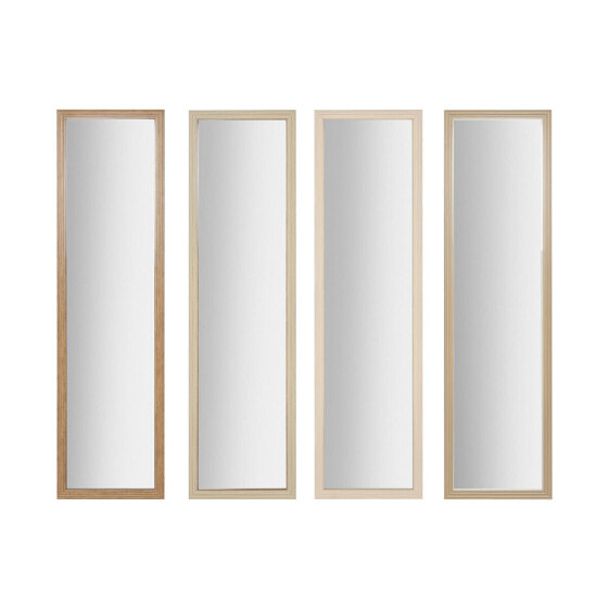 Wall mirror Home ESPRIT White Brown Beige Grey Crystal polystyrene 35 x 2 x 125 cm (4 Units)