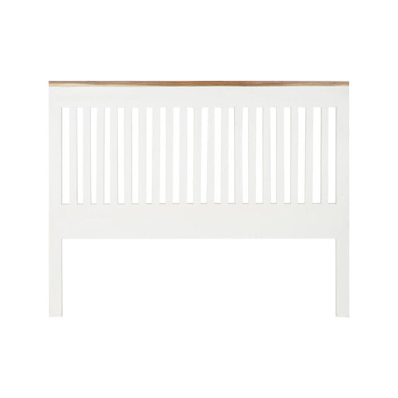 Изголовье кровати DKD Home Decor Белый Коричневый древесина акации Древесина манго 165 x 3 x 135 cm