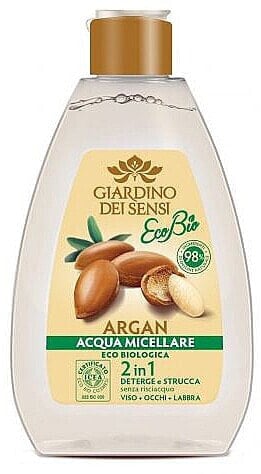 2in1 Mizellen-Reinigungswasser für das Gesicht mit Bio Argan