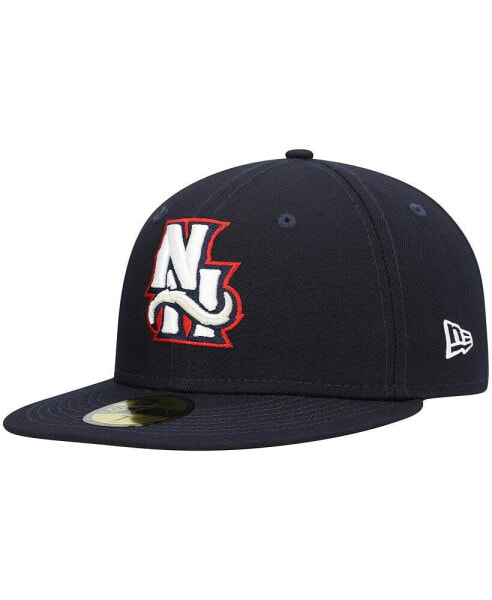 Men's Navy New Hampshire Fisher Cats Authentic Collection Team Alternate 59FIFTY Fitted Hat