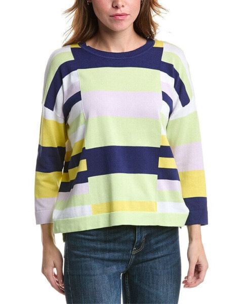 Edinburgh Knitwear Bold Stripe Sweater Women's