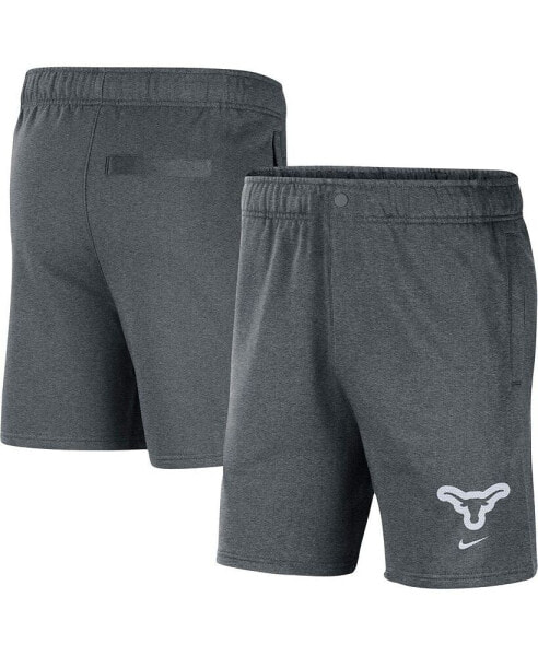 Men's Gray Texas Longhorns Fleece Shorts