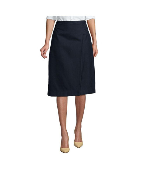 Women's School Uniform Solid A-line Skirt Below the Knee