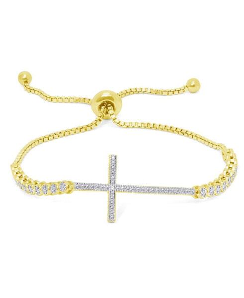 Браслет Macy's Diamond Cross Adjust.