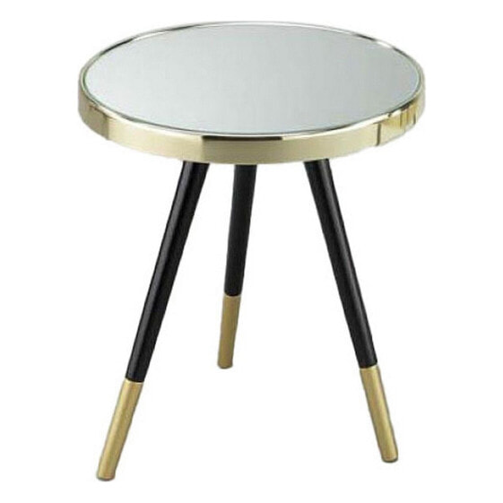 Вспомогательный стол DKD Home Decor Зеркало Позолоченный Сталь (42,5 x 42,5 x 48 cm)