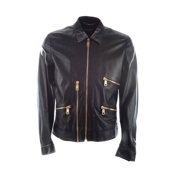 DOLCE & GABBANA 743340 leather jacket