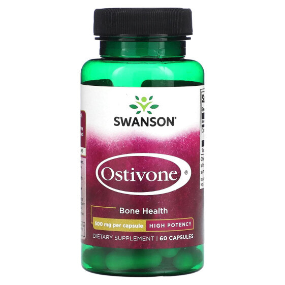 Витамины и БАДы Ostivone Swanson, High Potency, 500 мг, 60 капсул
