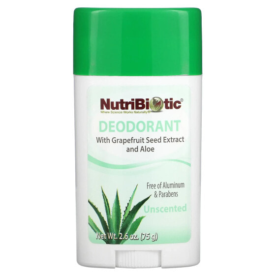 Дезодорант без запаха Nutribiotic 2,6 унции (75 г)
