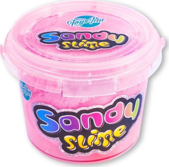 Детский игровой набор Stnux Sandy Slime, розовое ведерко 300г