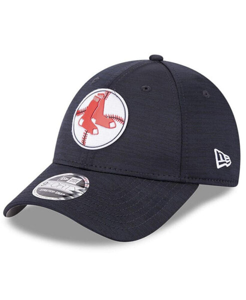 Men's Navy Boston Red Sox 2023 Clubhouse 9FORTY Snapback Hat