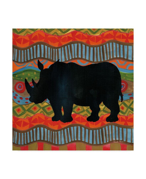 Farida Zaman African Animal IV Canvas Art - 15" x 20"