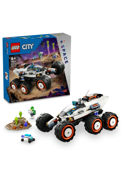 Конструктор пластиковый Lego City Uzay Keşif Robotu ve Uzaylı Canlı 60431 - 6 Yaş ve Üzeri İçin Yapım Seti