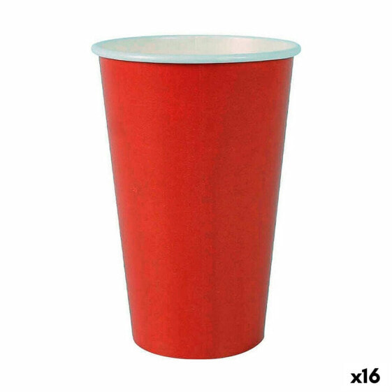Посуда и кухонные принадлежности Algon Набор стаканов Одноразовые Картон Красный 7 Предметы 450 мл (16 штук)