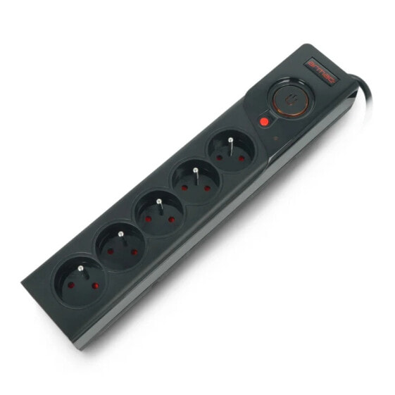 Power strip with security Armac Z5 black - 5 sockets - 3m