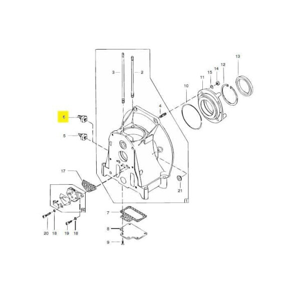 VETUS VF40002 Oil Pressure Switch