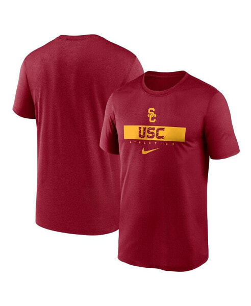 Men's Cardinal USC Trojans 2024 Sideline Legend Performance T-Shirt