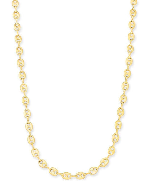 18K Gold Plated Large Link 20" Strand Necklace