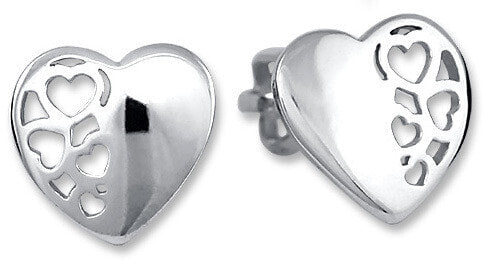 Silver earrings Heart 431 001 02802 04