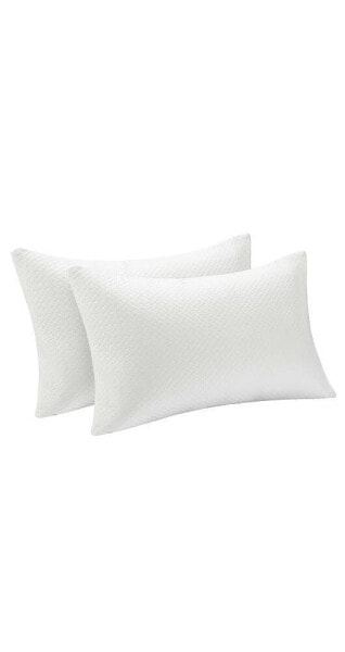 28 x18 Inch Shredded Memory Foam Bed Pillows with Cooling Cover