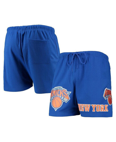 Men's Royal New York Knicks Mesh Capsule Shorts