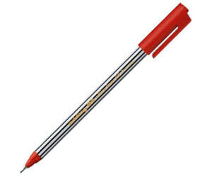 EDDING 89 - Red - Red - White - Round - Water-based ink - Plastic - 0.5 mm