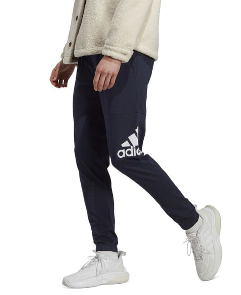 Брюки мужские Adidas Essentials Single Jersey Tapered Badge of Sport