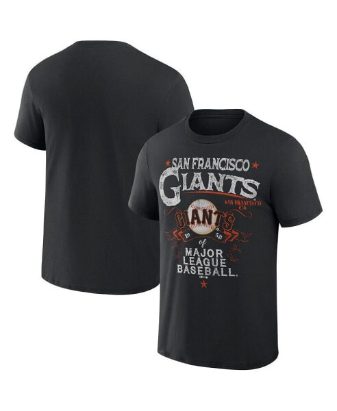 Men's Darius Rucker Collection by Black San Francisco Giants Beach Splatter T-shirt