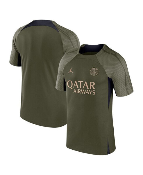 Men's Olive Paris Saint-Germain 2023/24 Fourth Strike Training Top