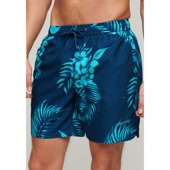 Плавательные шорты Hawaiian Print 17" Superdry