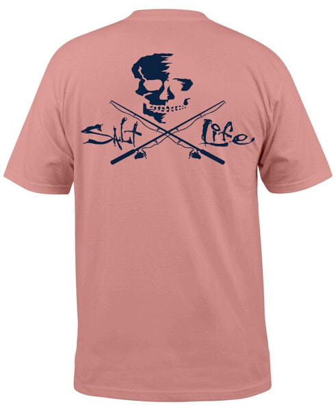 Men's Salt Life Skull And Poles Graphic Short-Sleeve T-Shirt